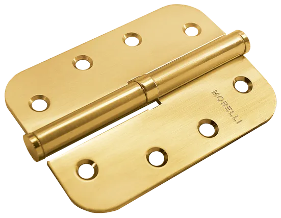 Петля карточная разъемная MSND-C 100X70X2.5 SG L с подшипником стальная левая, врезная, цвет матовое золото фото купить Тула