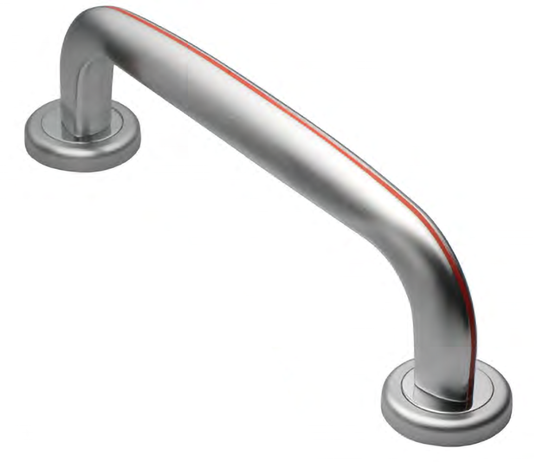 Ручка-скоба SUNRISE PH CRO/ROSSO, цвет - хром/красный фото 1 Ручка-скоба SUNRISE PH CRO/ROSSO, цвет - хром/красный фото купить Тула