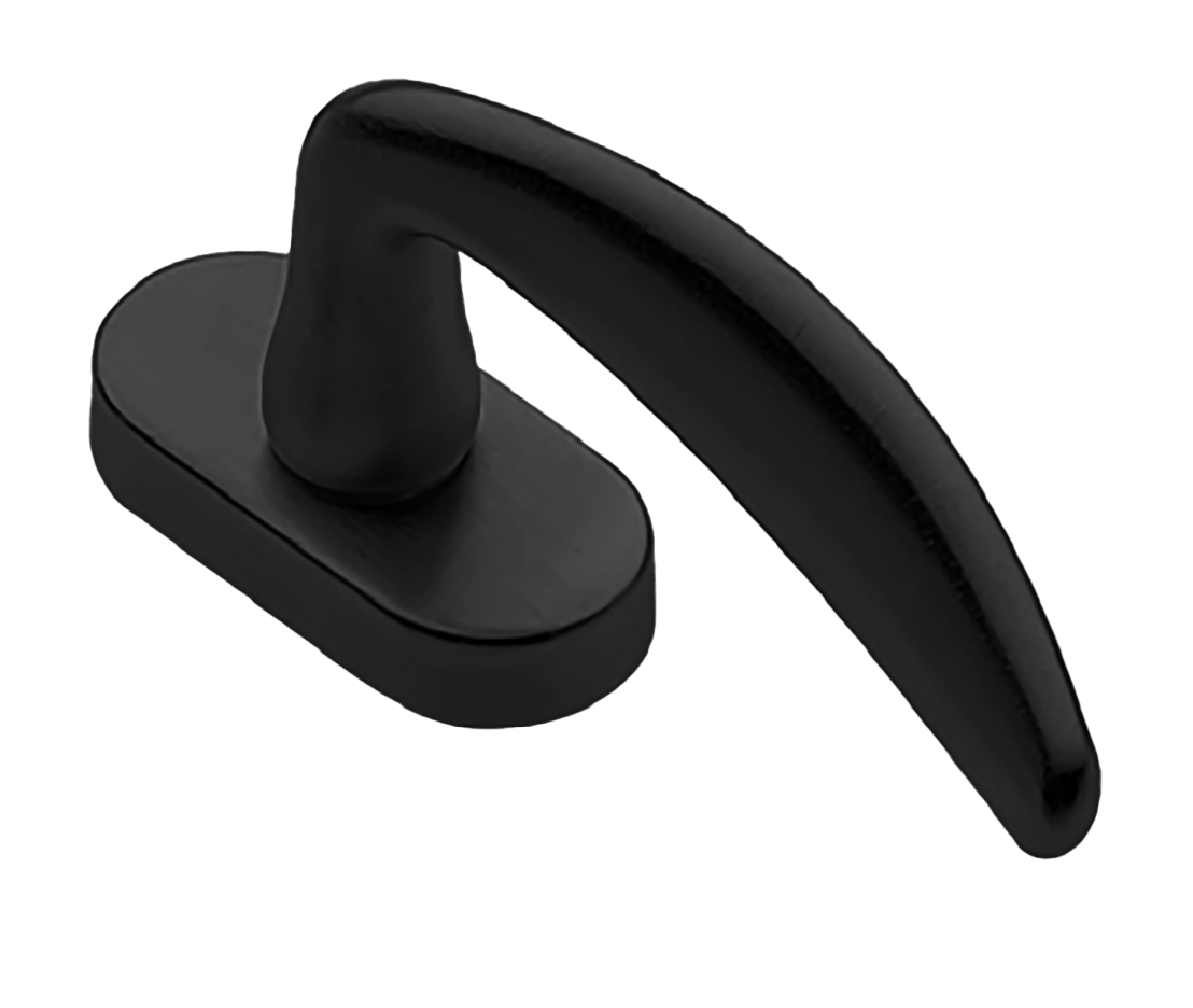 Ручка оконная MOGADOR W1 NERO, цвет - черный фото 1 Ручка оконная MOGADOR W1 NERO, цвет - черный фото купить Тула