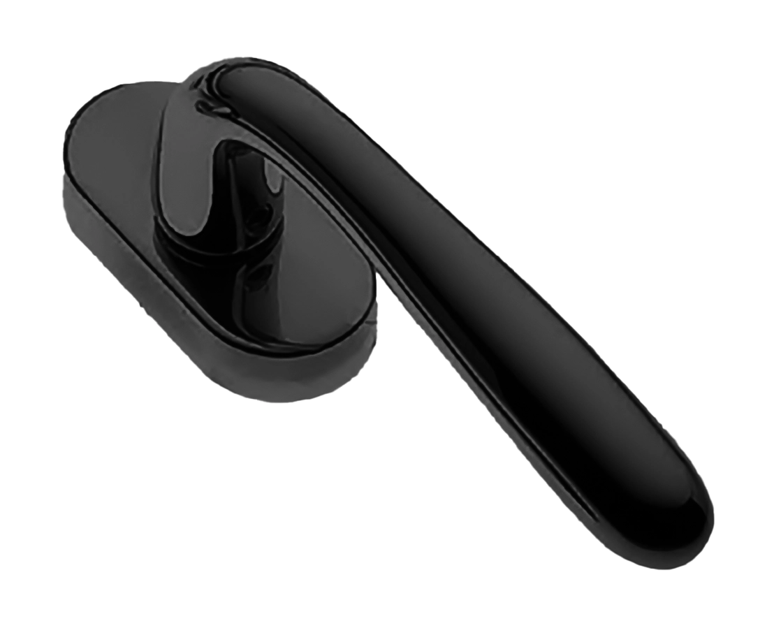 Ручка оконная RUBINO W1 NERO, цвет - черный фото 1 Ручка оконная RUBINO W1 NERO, цвет - черный фото купить Тула