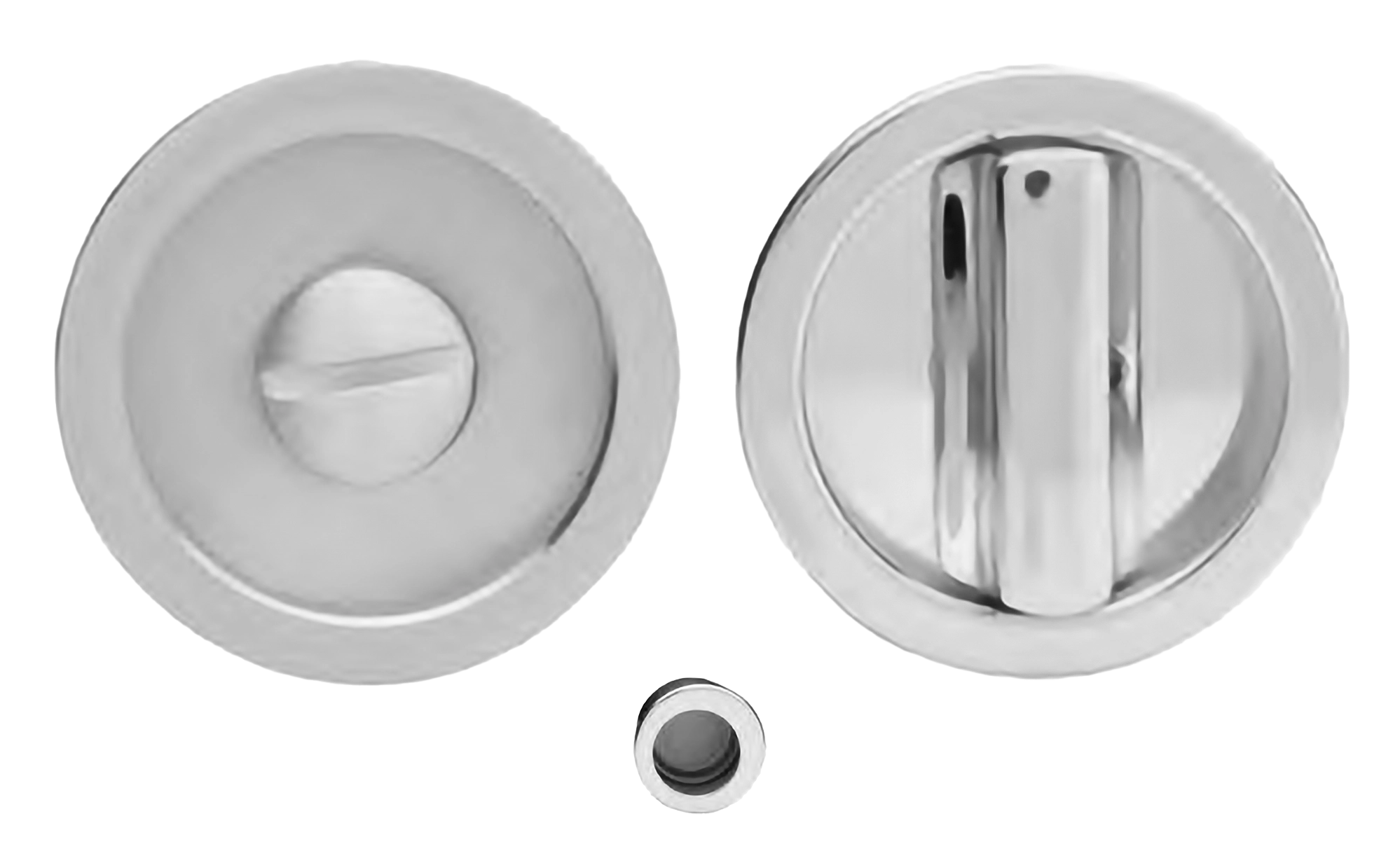 Ручка для раздвижной двери ART.55/A CRO с заверткой WC и пальчиковой ручкой, цвет - хром фото 1 Ручка для раздвижной двери ART.55/A CRO с заверткой WC и пальчиковой ручкой, цвет - хром фото купить Тула