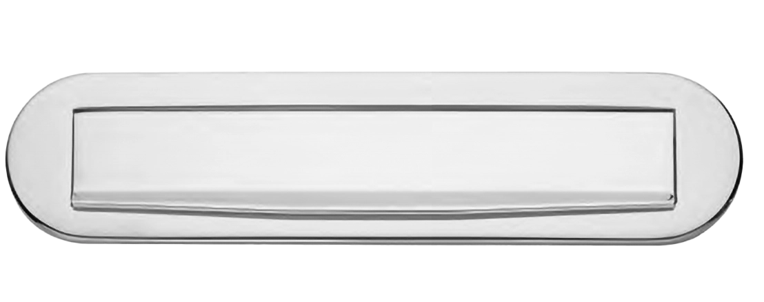 Накладка для почтового ящика ART.910 CRO овальная, цвет - хром фото купить Тула