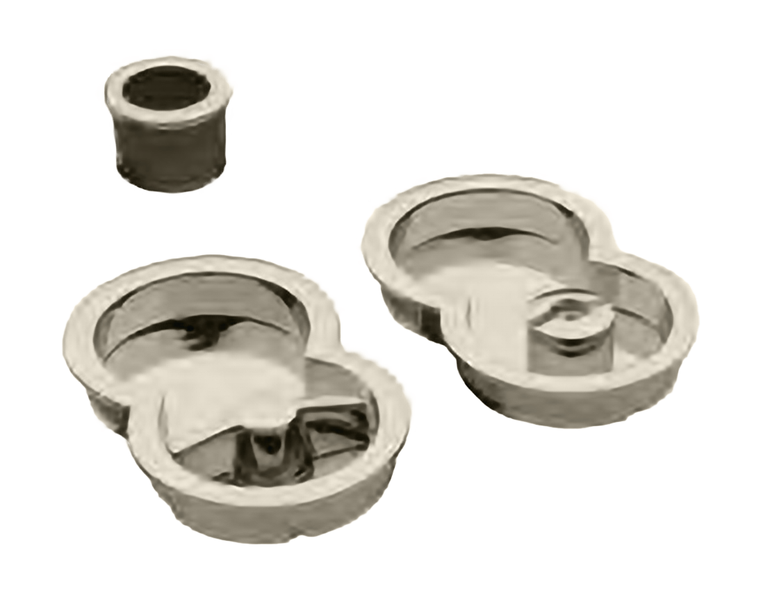 Комплект ручек INFINITY ART.85/A NIS с заверткой для раздвижной двери с торцевой ручкой, цвет - матовый никель фото купить Тула