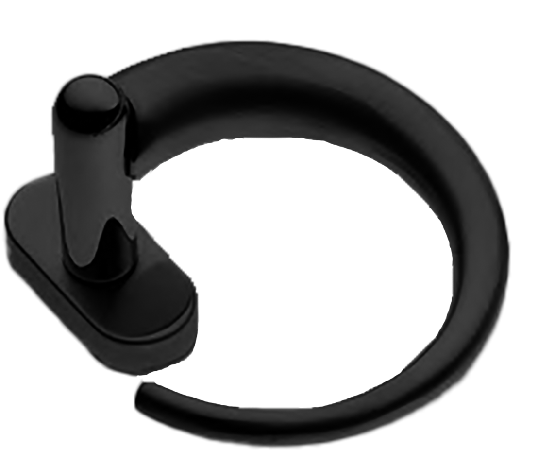 Ручка оконная LANGOUST W1 NERO, цвет - черный фото купить Тула