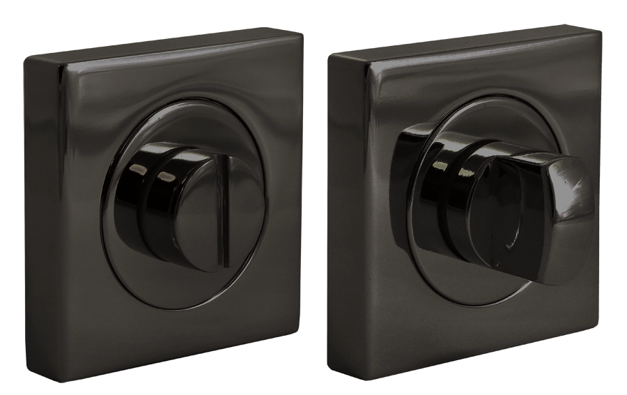 LUX-WC-S2 NIN, завертка сантехническая на квадратной розетке, цвет - черный никель фото купить Тула
