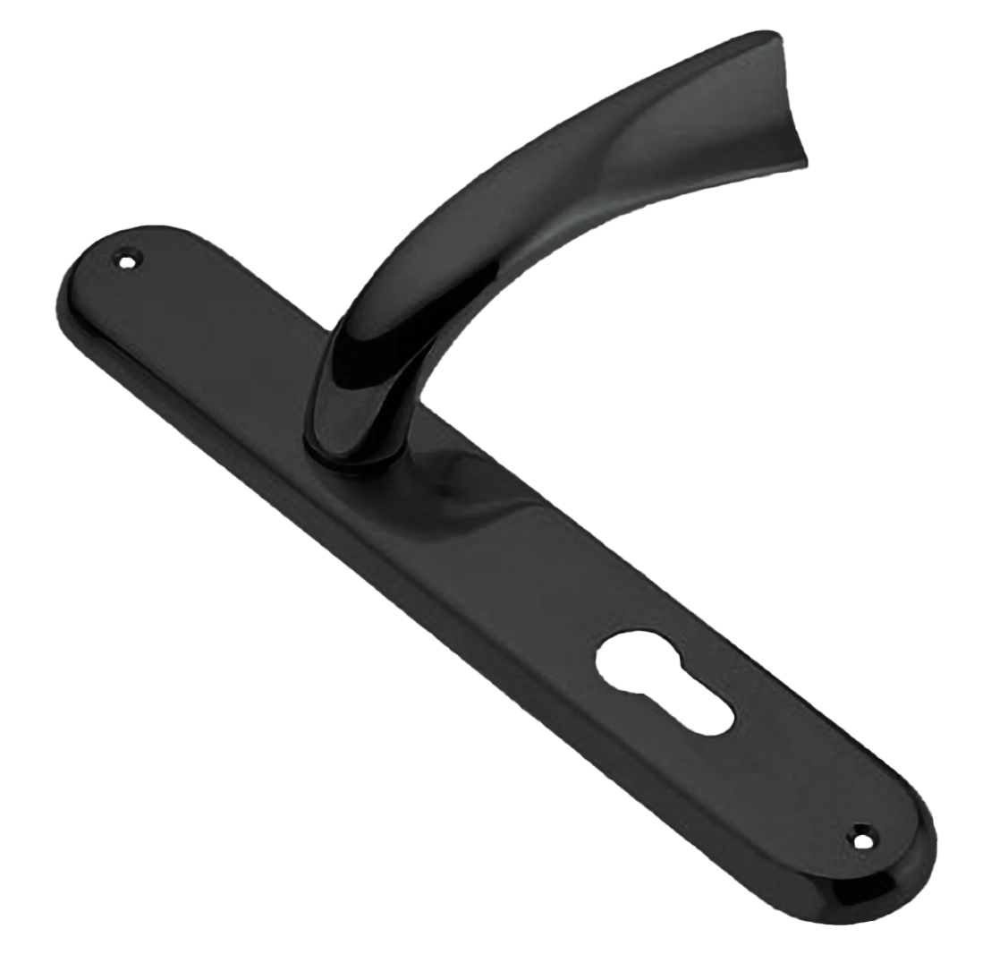 Ручка дверная на планке TENDER PL NIN, цвет черный никель, латунь фото купить в Туле