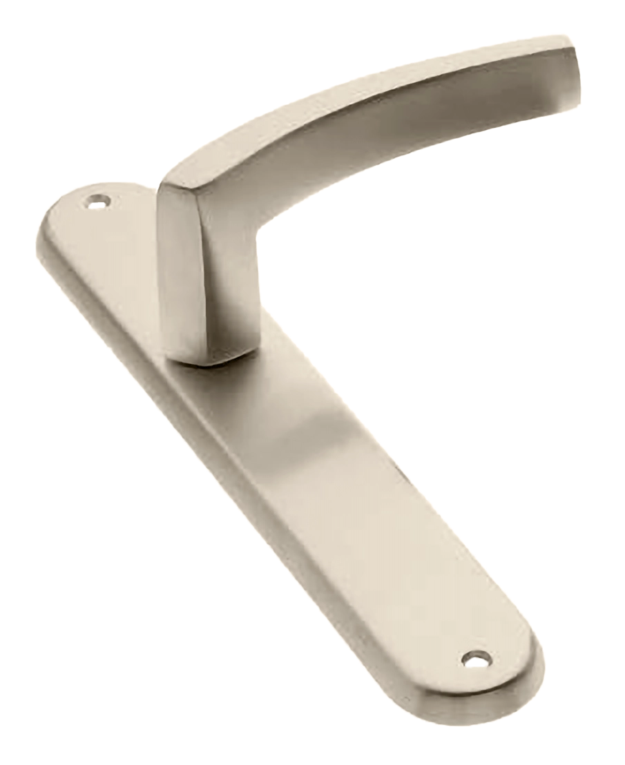 Ручка дверная на планке WIND PL NIS, цвет матовый никель, латунь фото купить в Туле