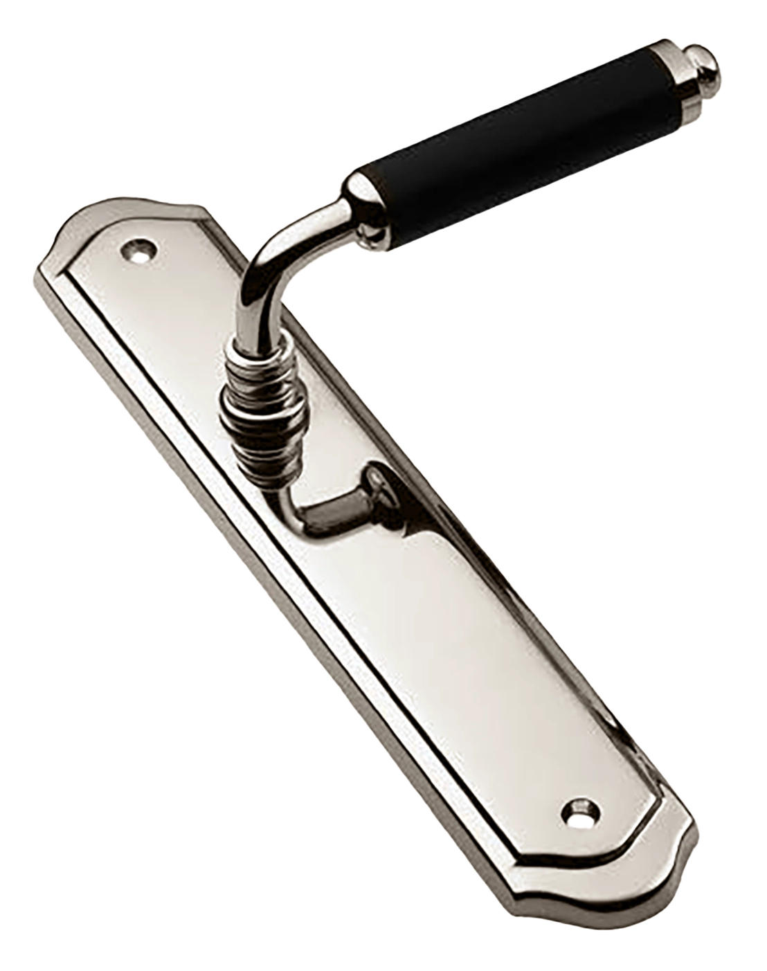 Ручка дверная на планке RIVA PL NIK, цвет никель, латунь фото купить в Туле