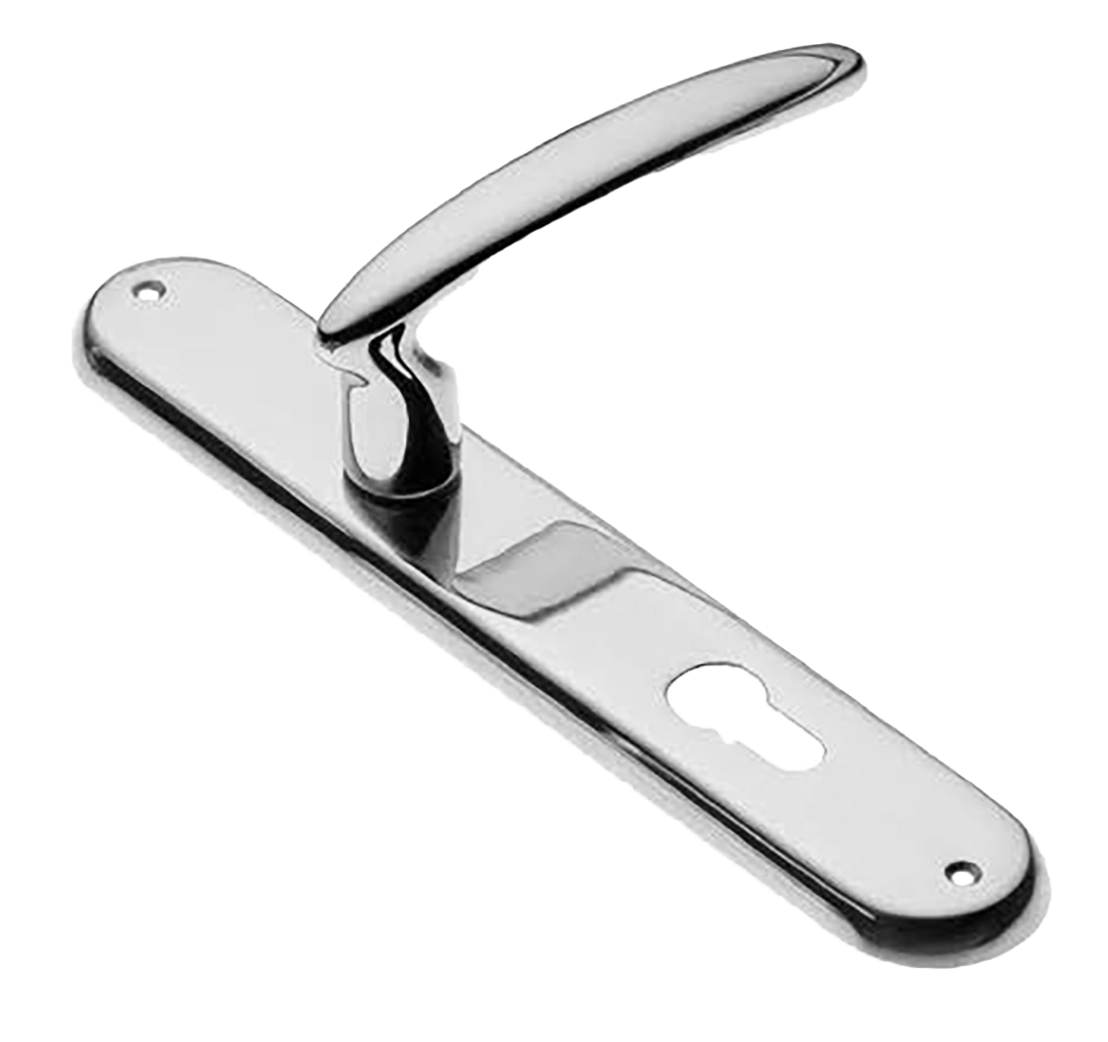 Ручка дверная на планке FLAMINGO PL CRO, цвет хром, латунь фото купить в Туле