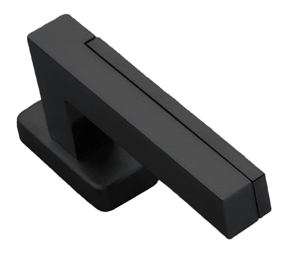 Ручка оконная ISLAND W1 NERO на прямоугольной розетке, цвет черный, латунь фото купить в Туле