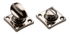 Завертка сантехническая LUX-WC-RIVA NIK на квадратной розетке цвет никель, ЦАМ фото купить в Туле