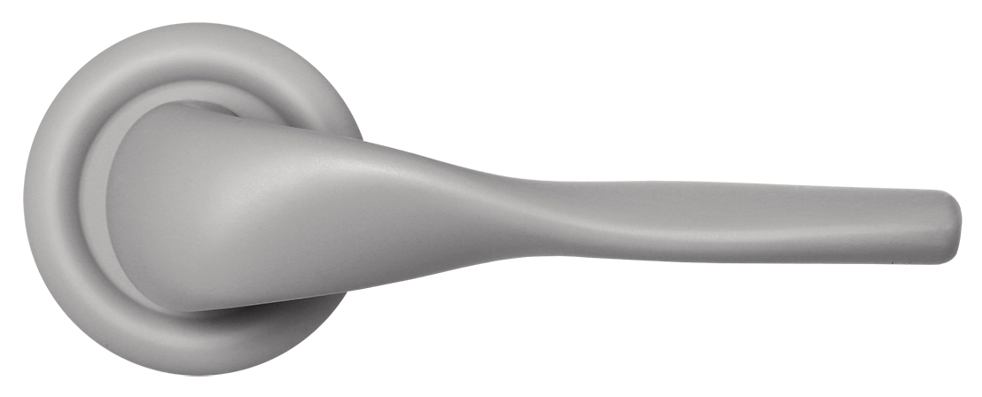 Ручка дверная LVB R7 SMI на круглой розетке, цвет Весенняя дымка/Spring Mist фото купить в Туле