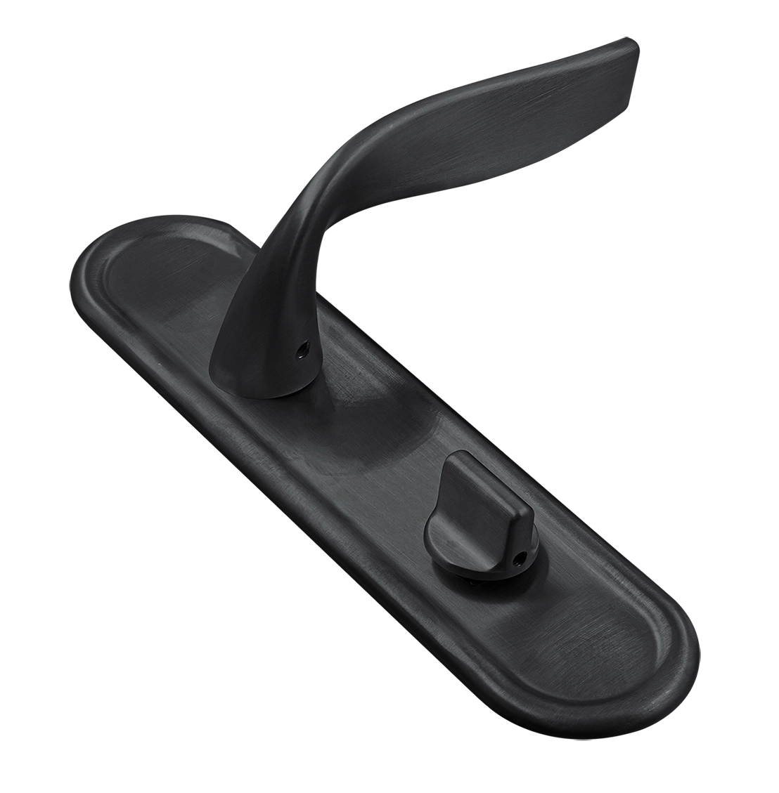 Ручка дверная SKYSCRAPER PLR WC SST на планке под сантехническую завертку, цвет Летняя гроза/Summer Storm фото купить Тула