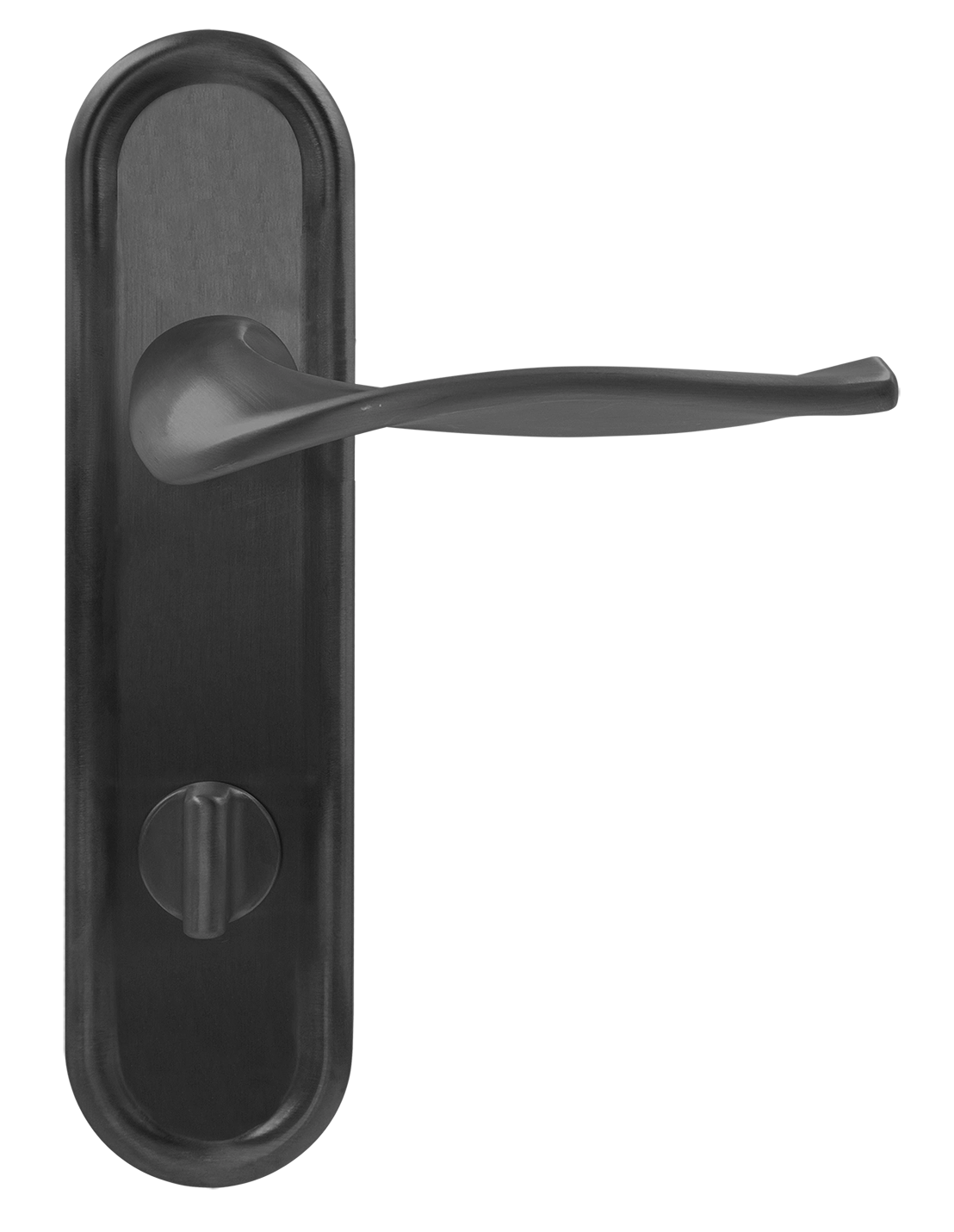 Ручка дверная SKYSCRAPER PLR WC SST на планке под сантехническую завертку, цвет Летняя гроза/Summer Storm фото купить в Туле