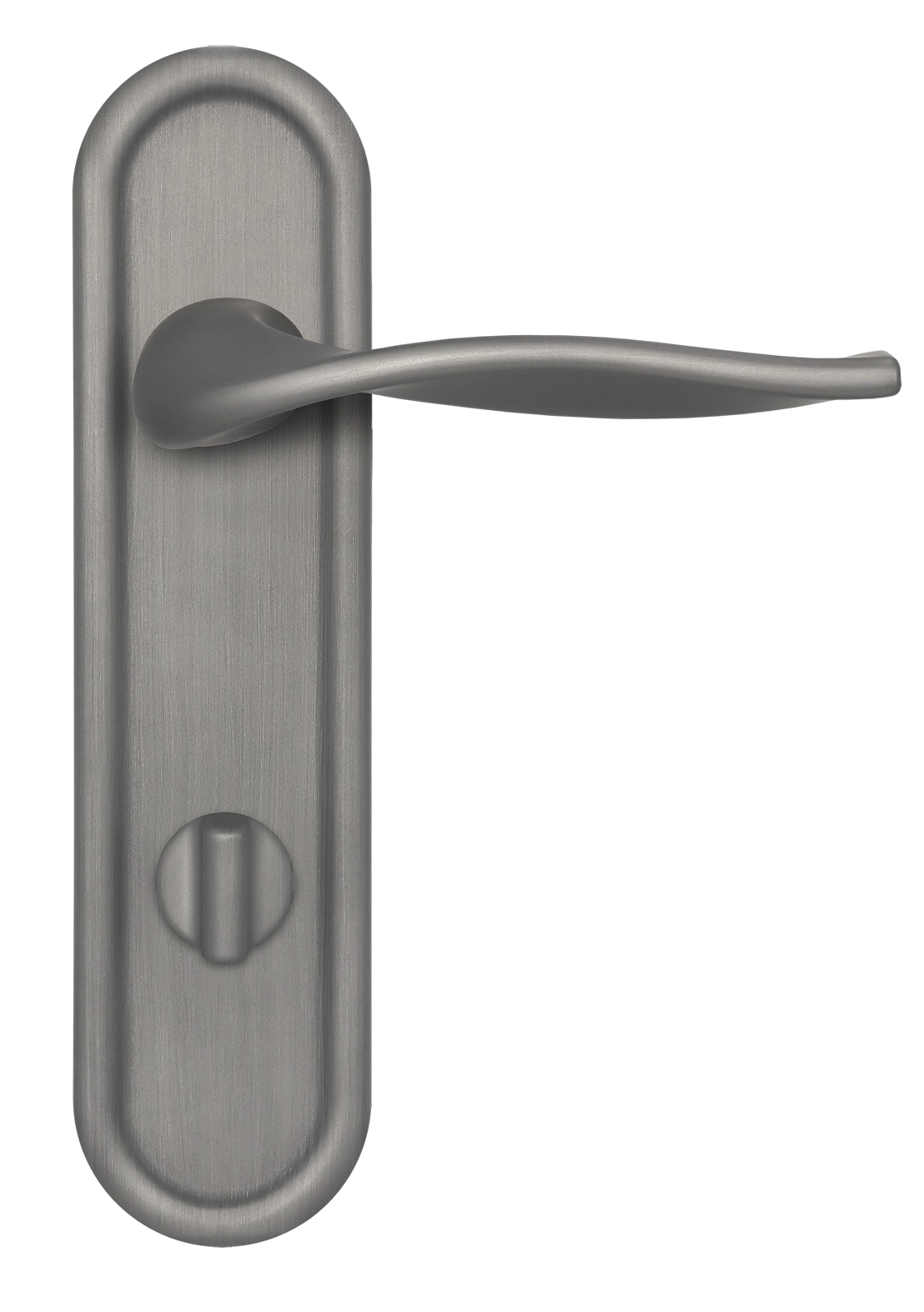 Ручка дверная SKYSCRAPER PLR WC WF на планке под сантехническую завертку, цвет Зимняя стужа/Winter Frost фото купить в Туле