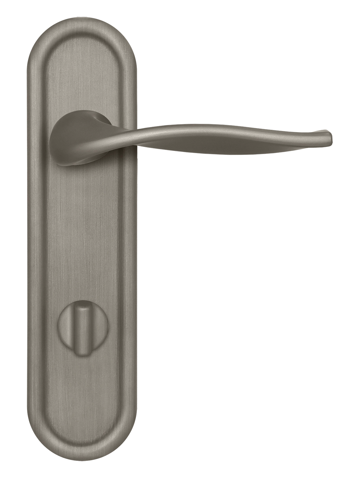 Ручка дверная SKYSCRAPER PLR WC SMI на планке под сантехническую завертку, цвет Весенняя дымка/Spring Mist фото купить в Туле