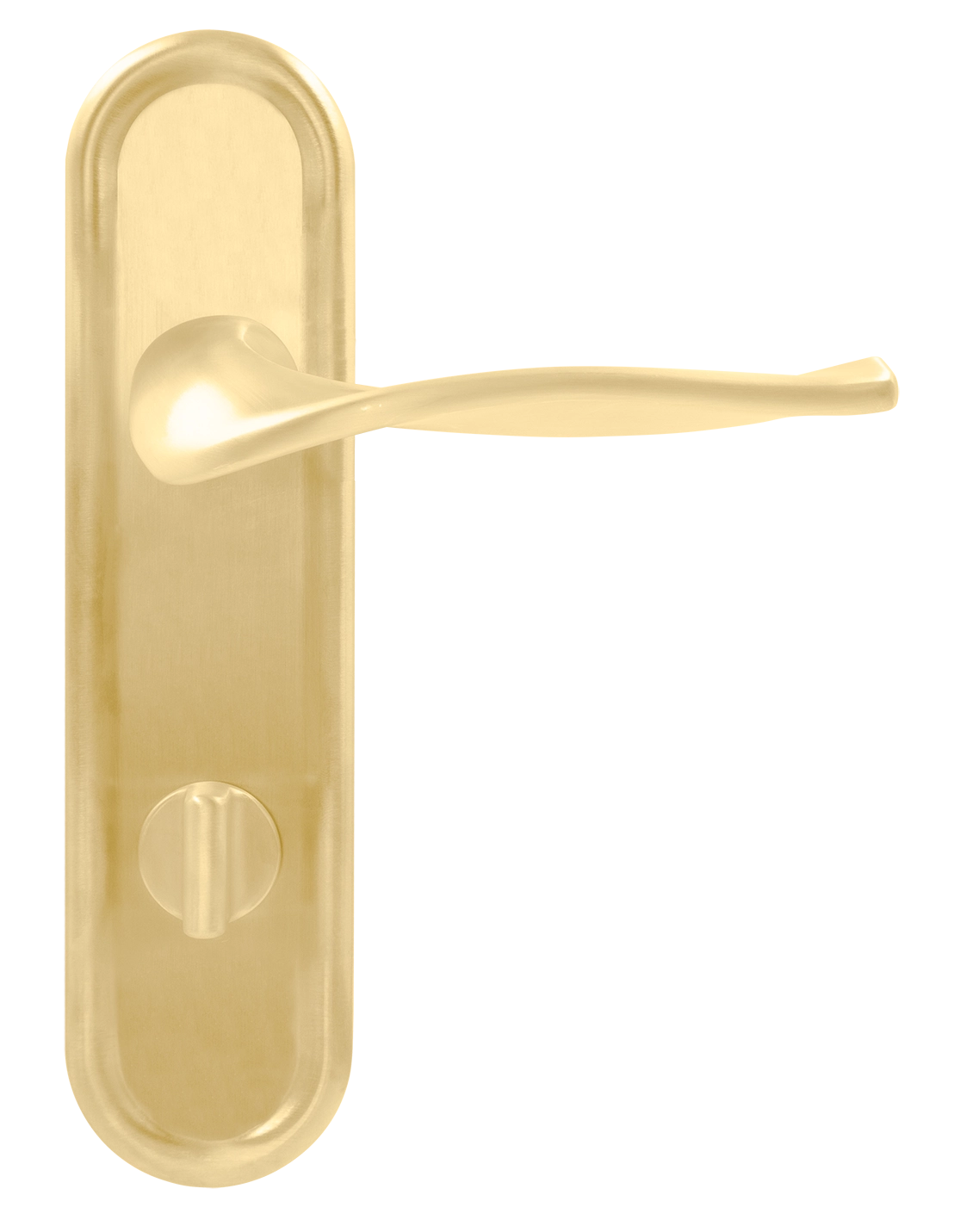 Ручка дверная SKYSCRAPER PLR WC AH на планке под сантехническую завертку, цвет Осенний мёд/Autumn Honey фото купить в Туле