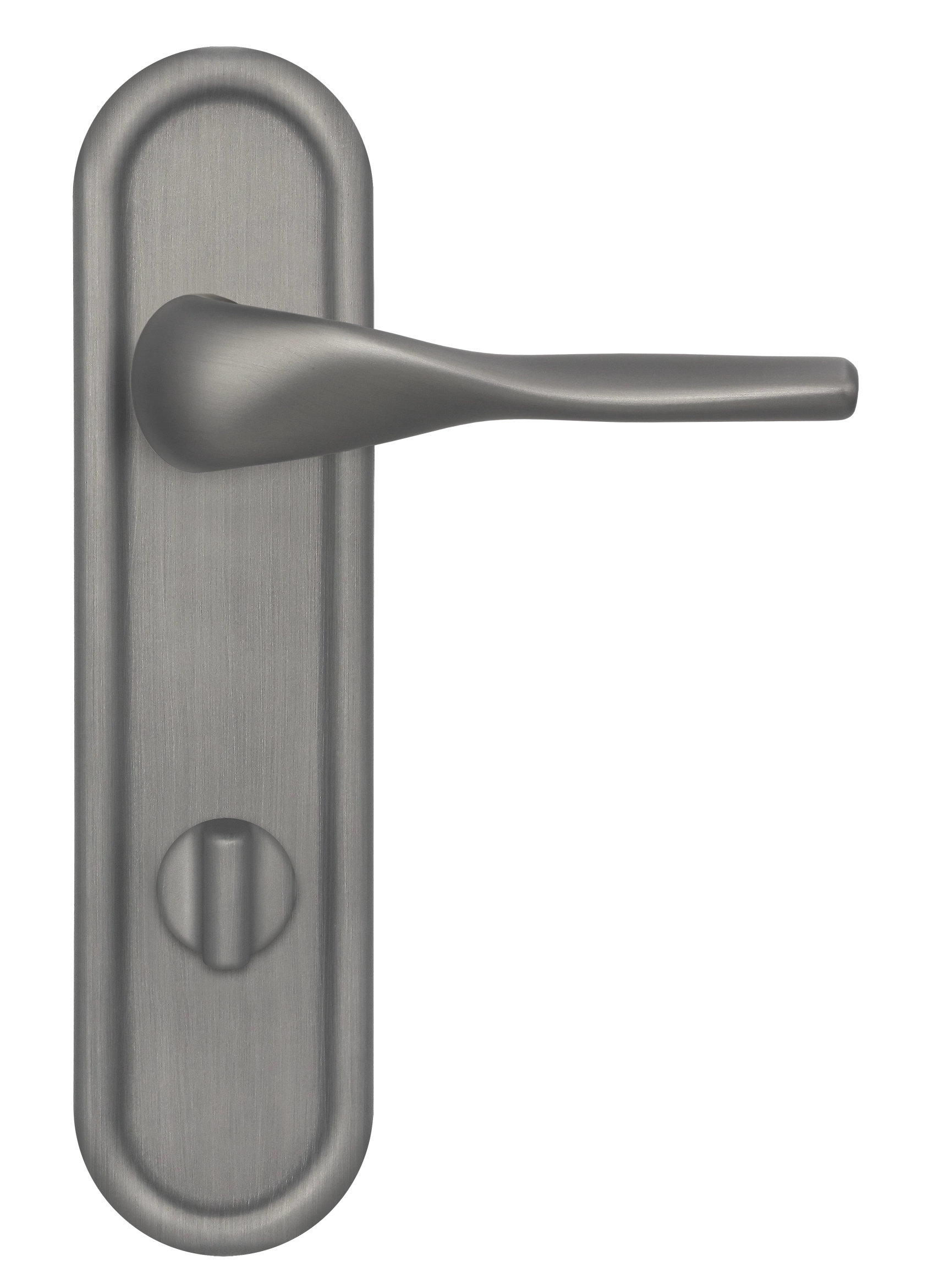 Ручка дверная LVB PLR WC WF на планке под сантехническую завертку, цвет Зимняя стужа/Winter Frost фото купить в Туле