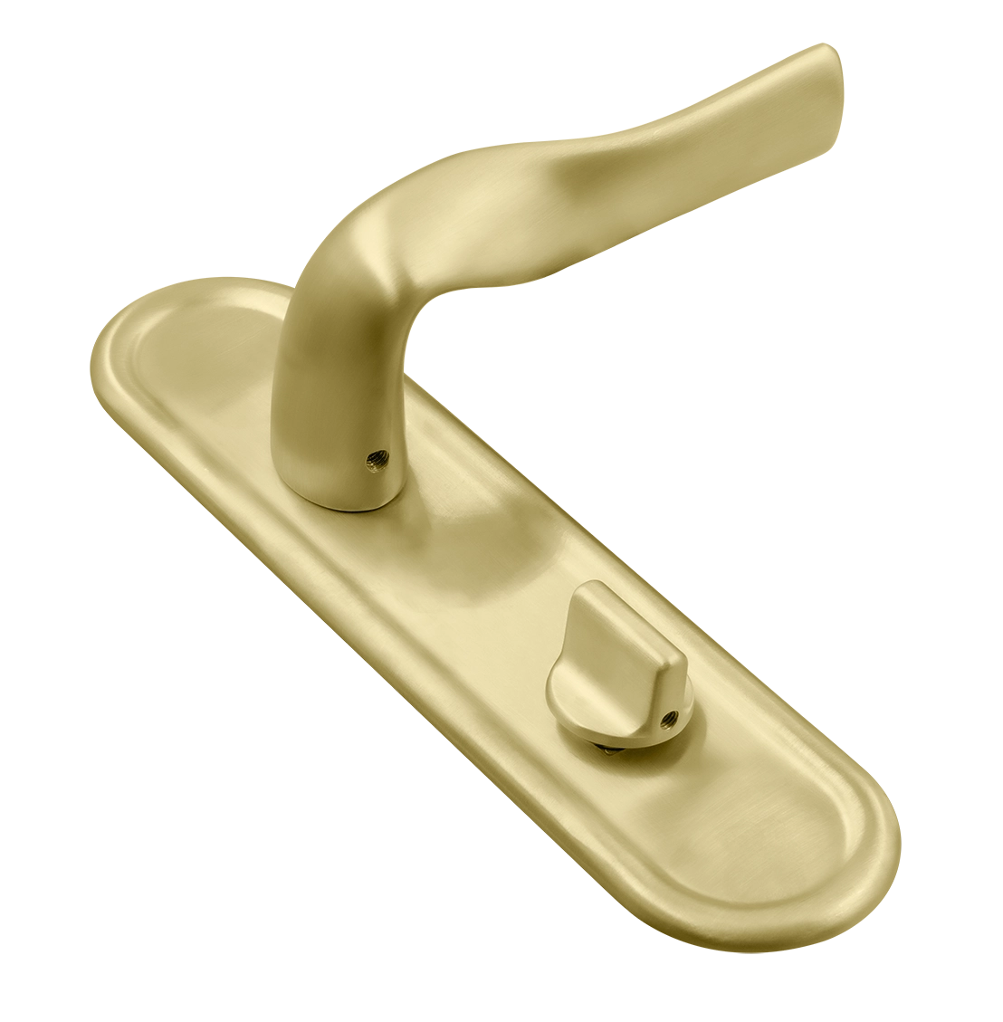 Ручка дверная LVB PLR WC AH на планке под сантехническую завертку, цвет Осенний мёд/Autumn Honey фото купить Тула