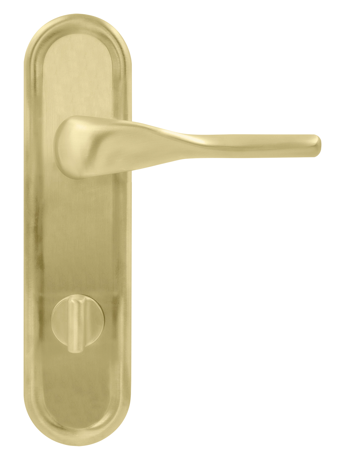 Ручка дверная LVB PLR WC AH на планке под сантехническую завертку, цвет Осенний мёд/Autumn Honey фото купить в Туле