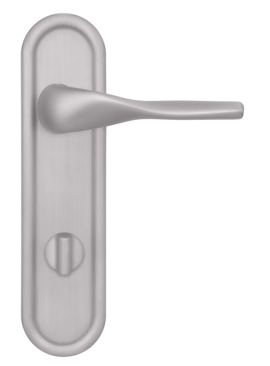 Ручка дверная LVB PLR WC SSW на планке под сантехническую завертку, цвет Стокгольмский снегопад/Stockholm Snowfall фото купить в Туле