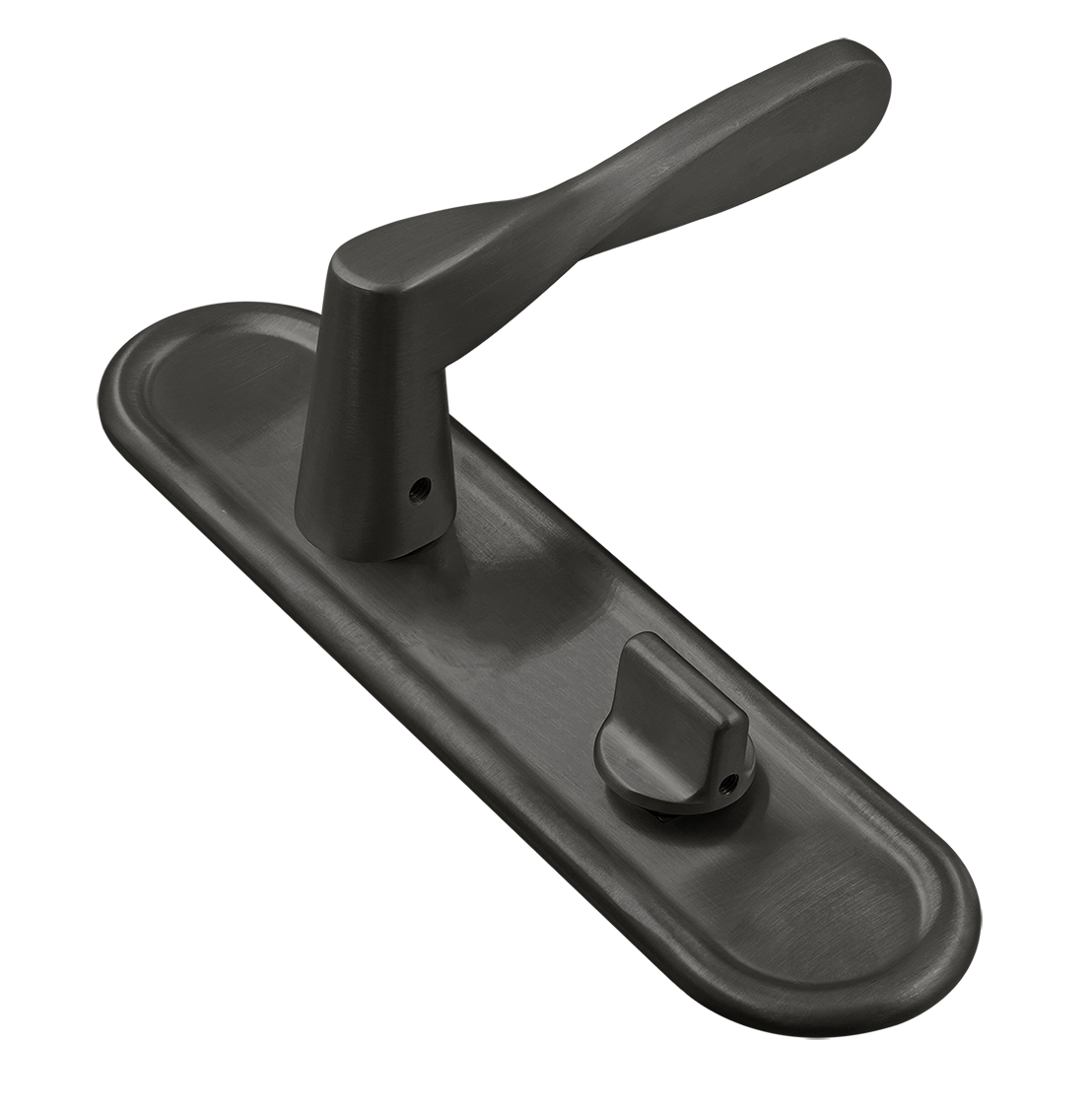 Ручка дверная THE OLYMPICS PLR WC SST на планке под сантехническую завертку, цвет Летняя гроза/Summer Storm фото купить Тула