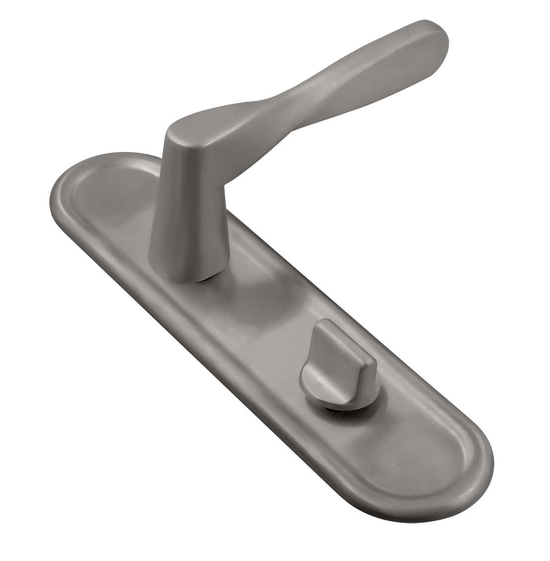 Ручка дверная THE OLYMPICS PLR WC WF на планке под сантехническую завертку, цвет Зимняя стужа/Winter Frost фото купить Тула