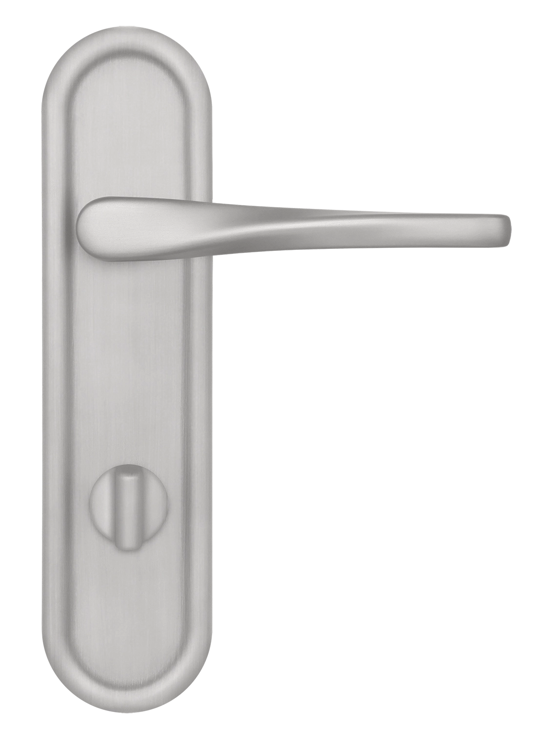 Ручка дверная THE OLYMPICS PLR WC SSW на планке под сантехническую завертку, цвет Стокгольмский снегопад/Stockholm Snowfall фото купить в Туле