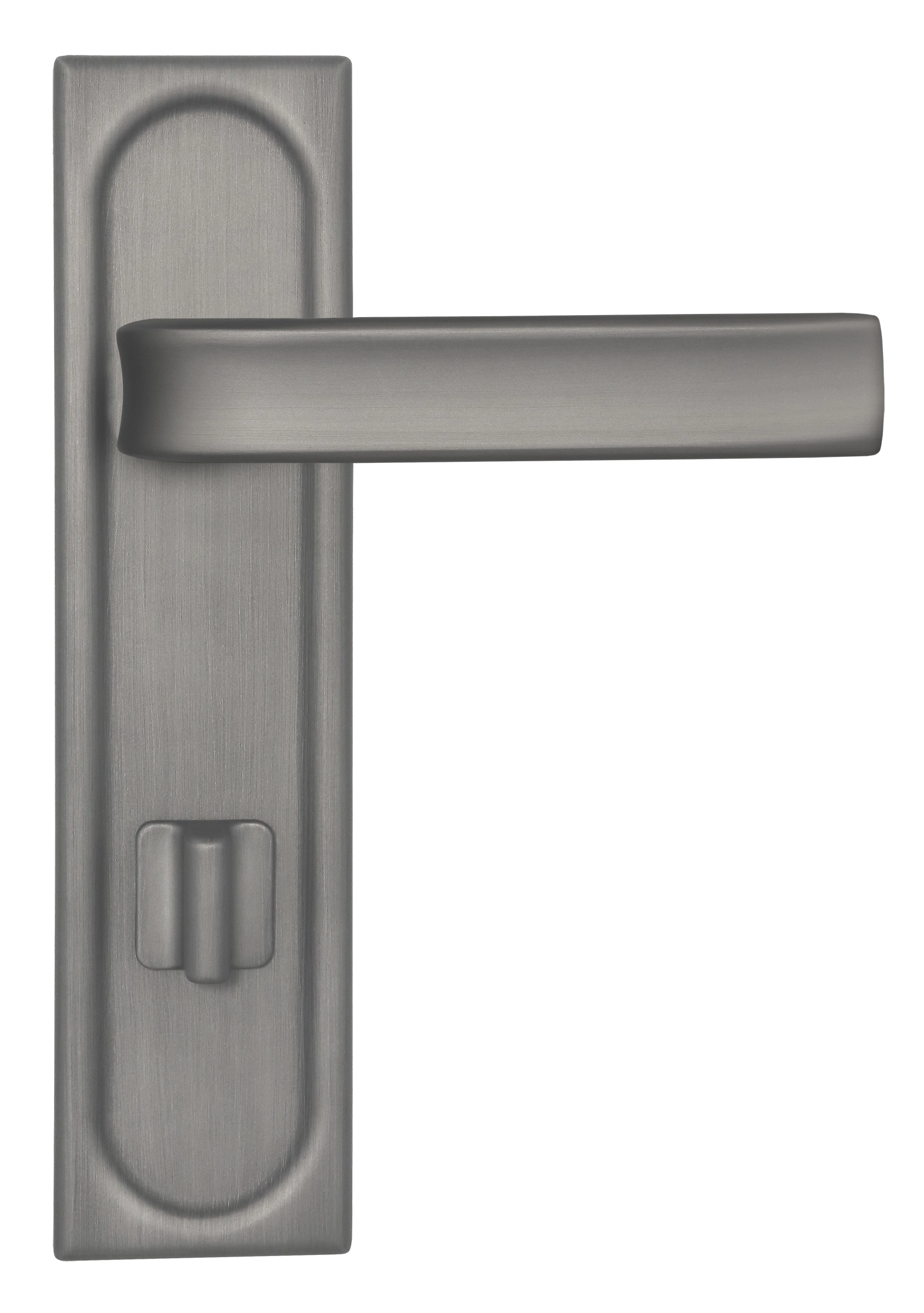 Ручка дверная THE BUS STATION PLS WC WF на планке под сантехническую завертку, цвет Зимняя стужа/Winter Frost фото купить в Туле