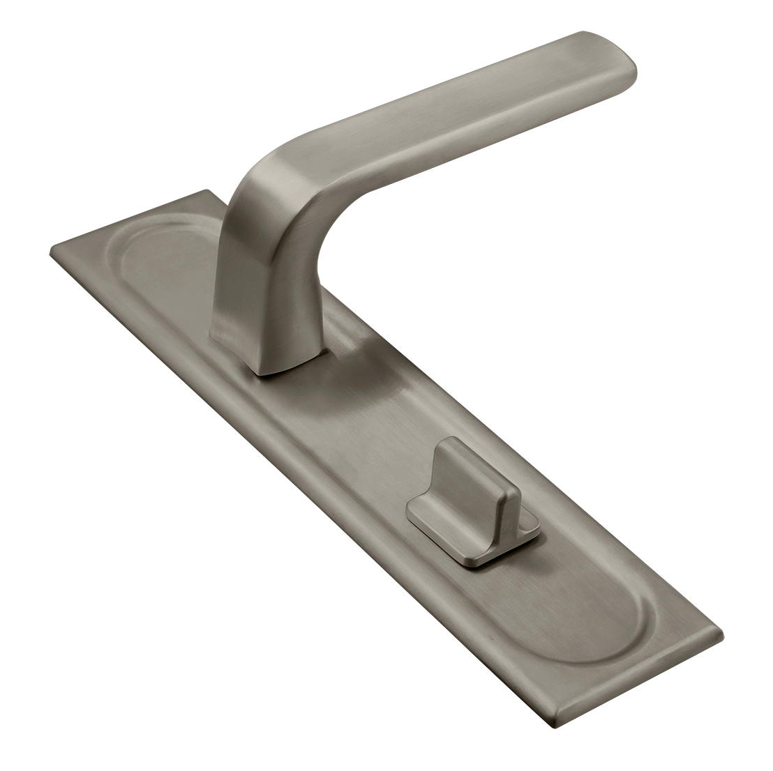 Ручка дверная THE BUS STATION PLS WC SMI на планке под сантехническую завертку