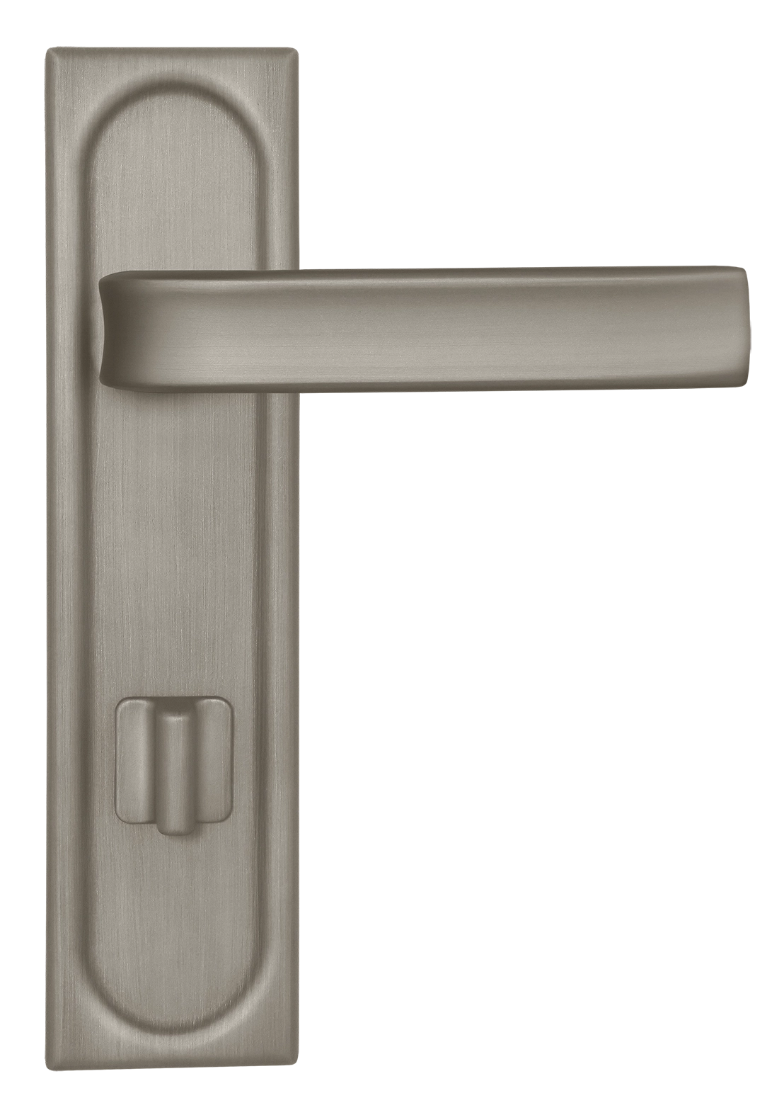 Ручка дверная THE BUS STATION PLS WC SMI на планке под сантехническую завертку, цвет Весенняя дымка/Spring Mist фото купить в Туле