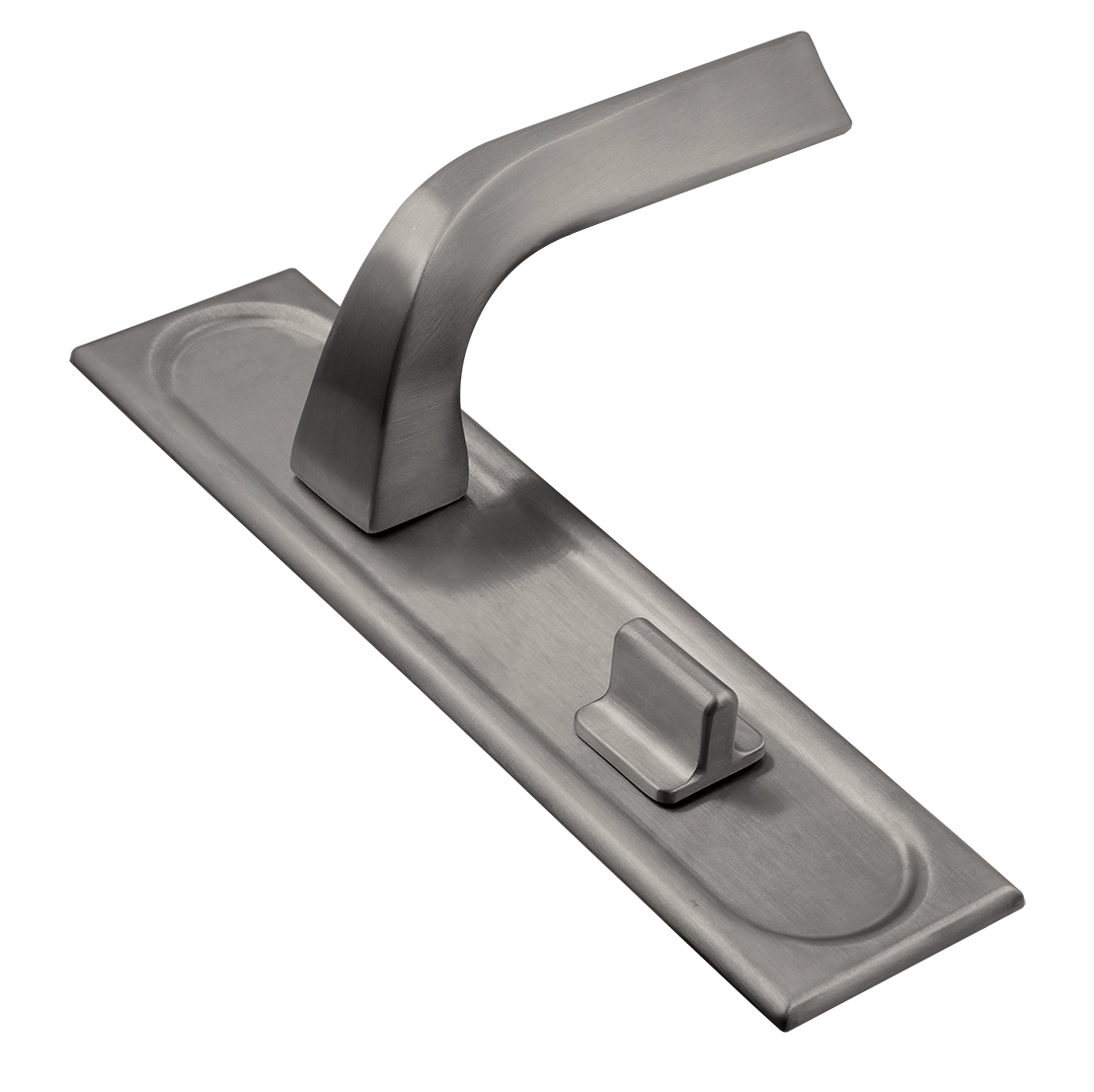 Ручка дверная WD CONCERT HALL PLS WC WF на планке под сантехническую завертку, цвет Зимняя стужа/Winter Frost фото купить Тула