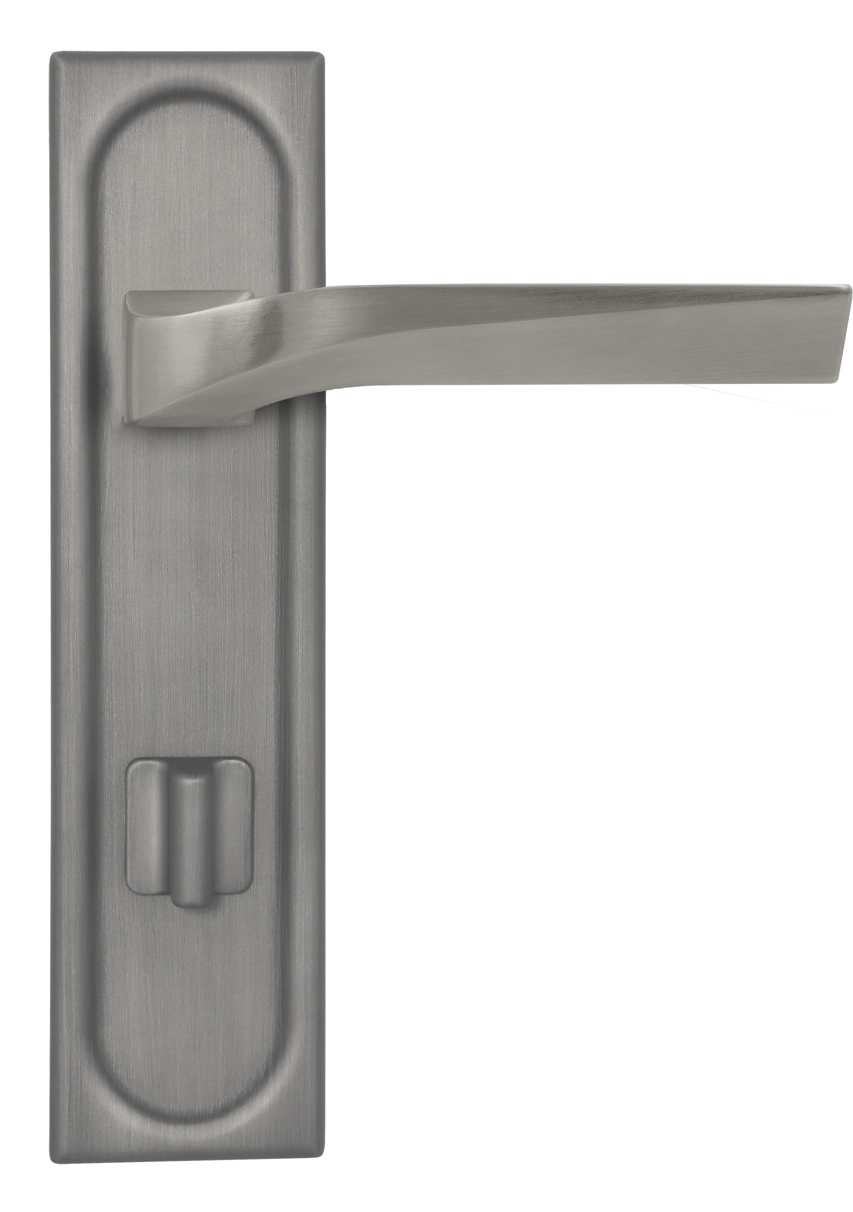 Ручка дверная WD CONCERT HALL PLS WC WF на планке под сантехническую завертку, цвет Зимняя стужа/Winter Frost фото купить в Туле