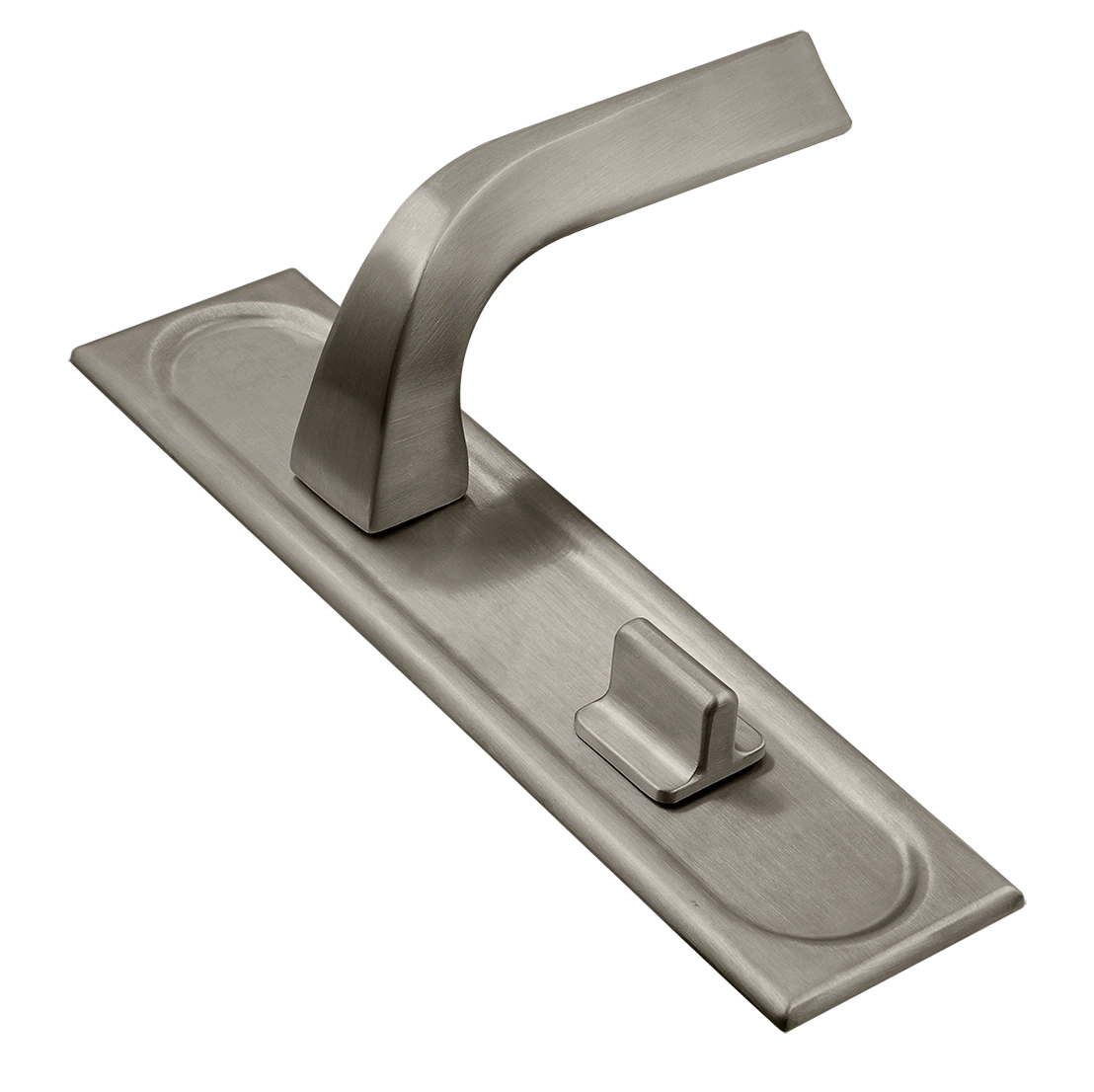 Ручка дверная WD CONCERT HALL PLS WC SMI на планке под сантехническую завертку