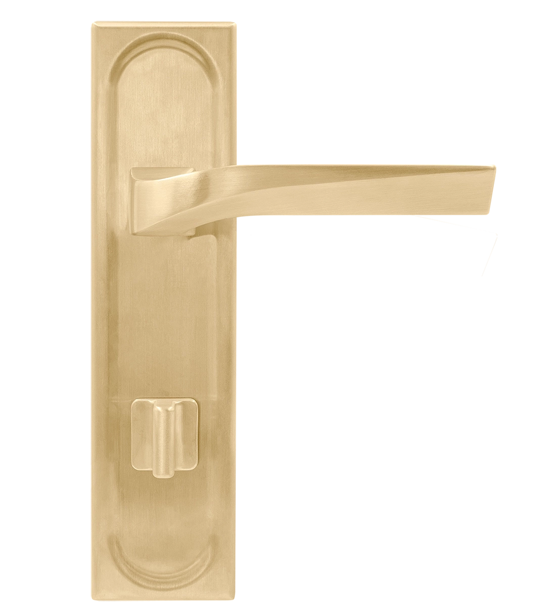 Ручка дверная WD CONCERT HALL PLS WC AH на планке под сантехническую завертку, цвет Осенний мёд/Autumn Honey фото купить в Туле