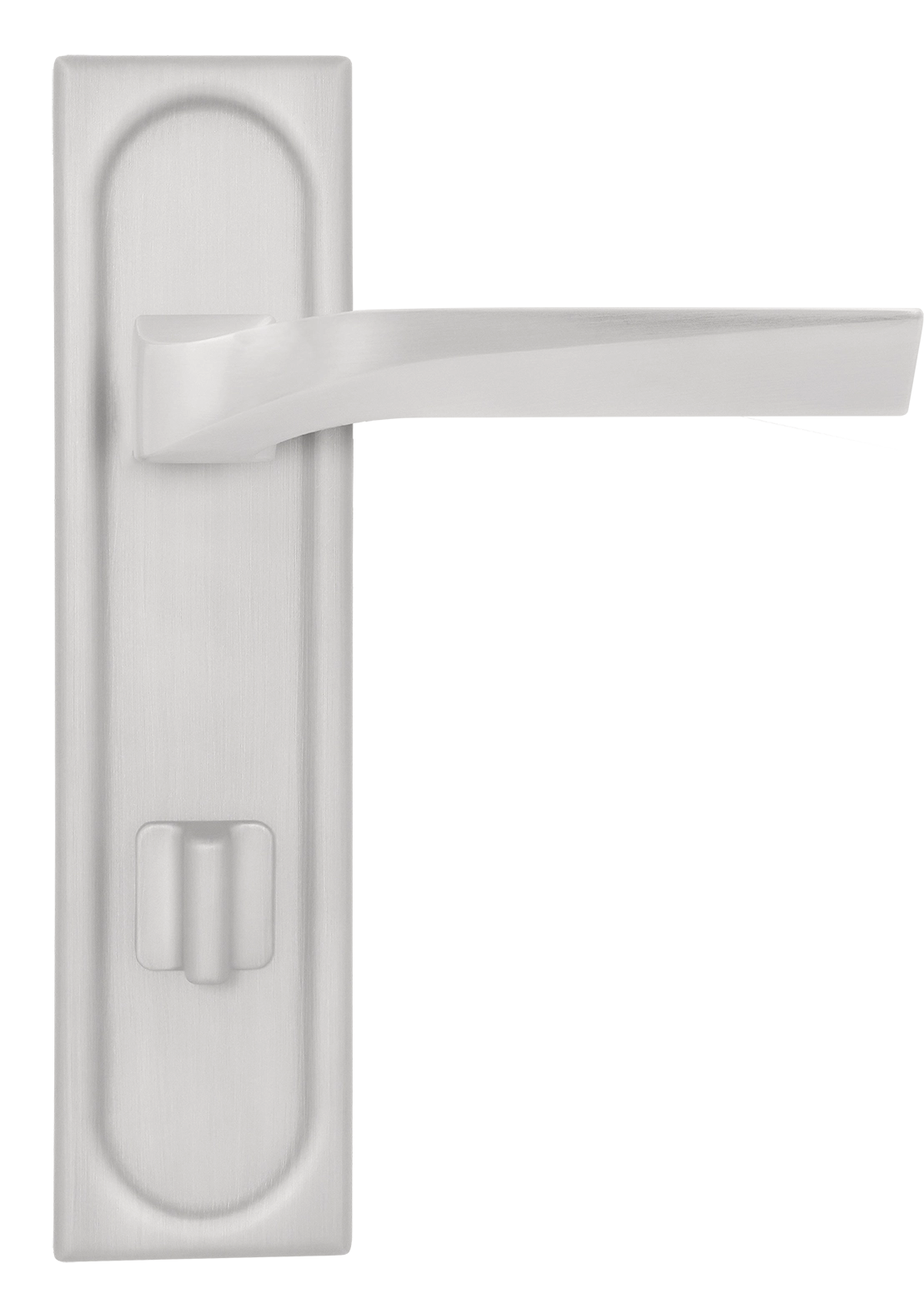 Ручка дверная WD CONCERT HALL PLS WC SSW на планке под сантехническую завертку, цвет Стокгольмский снегопад/Stockholm Snowfall фото купить в Туле