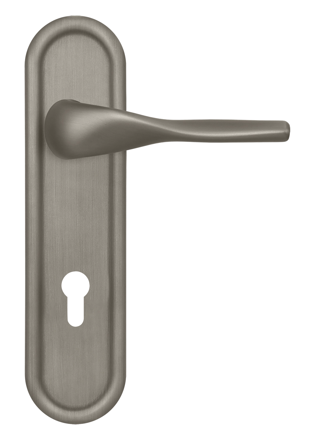 Ручка дверная LVB PLR KH SMI на планке под ключевой цилиндр, цвет Весенняя дымка/Spring Mist фото купить Тула