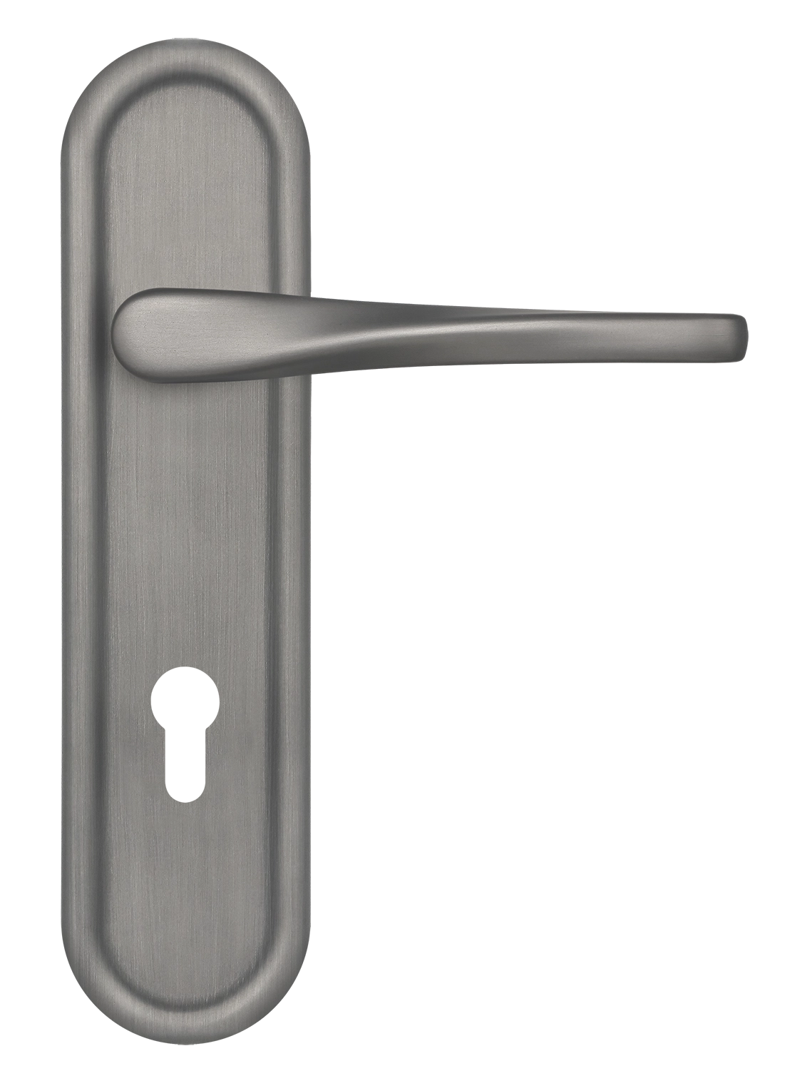 Ручка дверная THE OLYMPICS PLR KH WF на планке под ключевой цилиндр