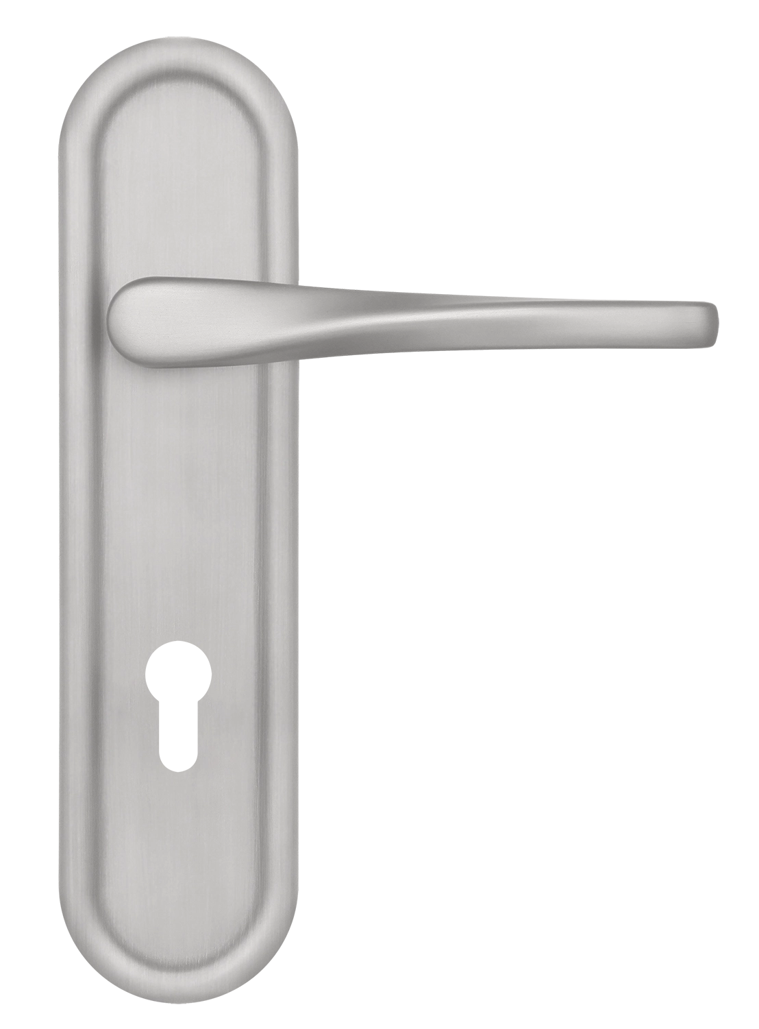 Ручка дверная THE OLYMPICS PLR KH SSW на планке под ключевой цилиндр, цвет Стокгольмский снегопад/Stockholm Snowfall фото купить Тула