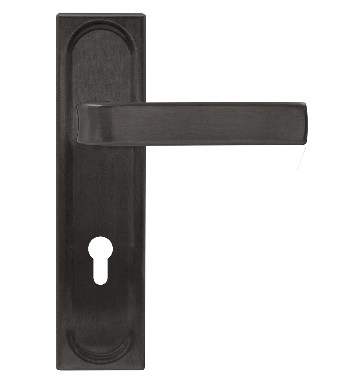 Ручка дверная THE BUS STATION PLS KH SST на планке под ключевой цилиндр, цвет Летняя гроза/Summer Storm фото купить Тула