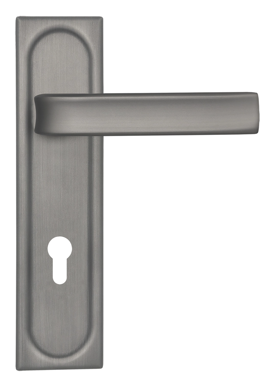 Ручка дверная THE BUS STATION PLS KH WF на планке под ключевой цилиндр, цвет Зимняя стужа/Winter Frost фото купить Тула