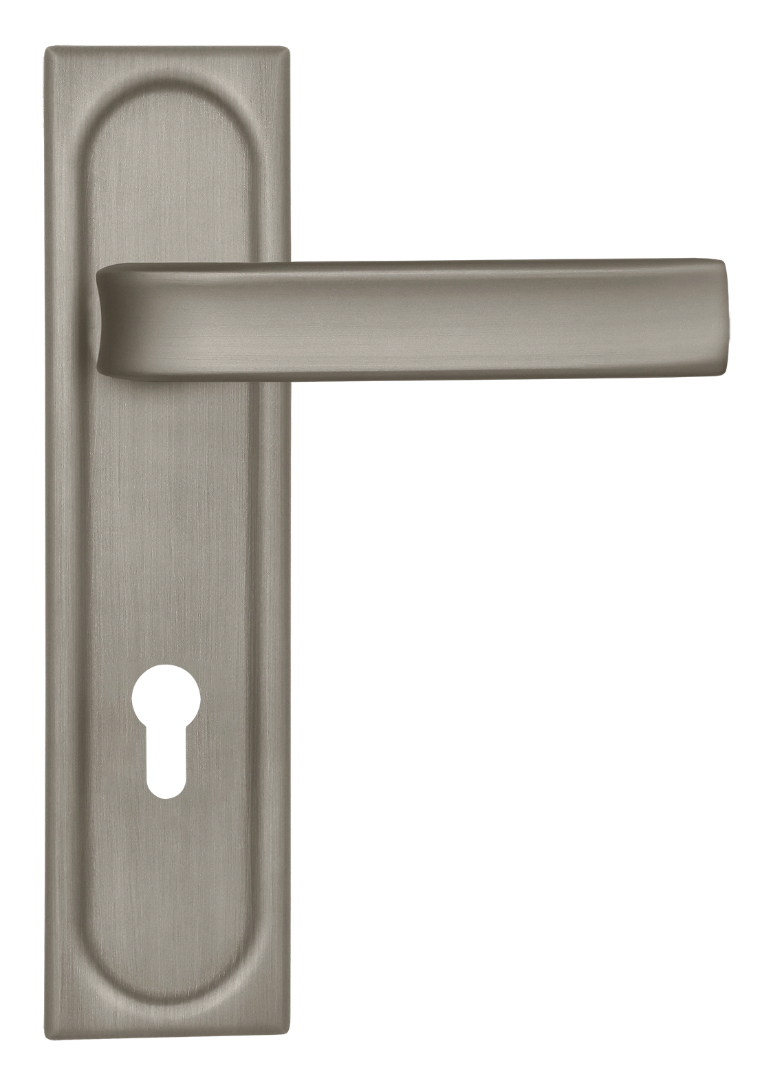 Ручка дверная THE BUS STATION PLS KH SMI на планке под ключевой цилиндр, цвет Весенняя дымка/Spring Mist фото купить Тула