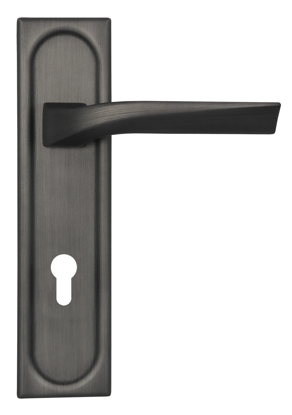 Ручка дверная WD CONCERT HALL PLS KH SST на планке под ключевой цилиндр, цвет Летняя гроза/Summer Storm фото купить Тула