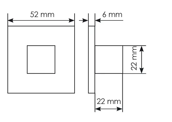 Комплект дверных ручек MH-54-S6 BL с заверткой MH-WC-S6 BL + замок M1895 BL, цвет черный фото дверная фурнитура Тула