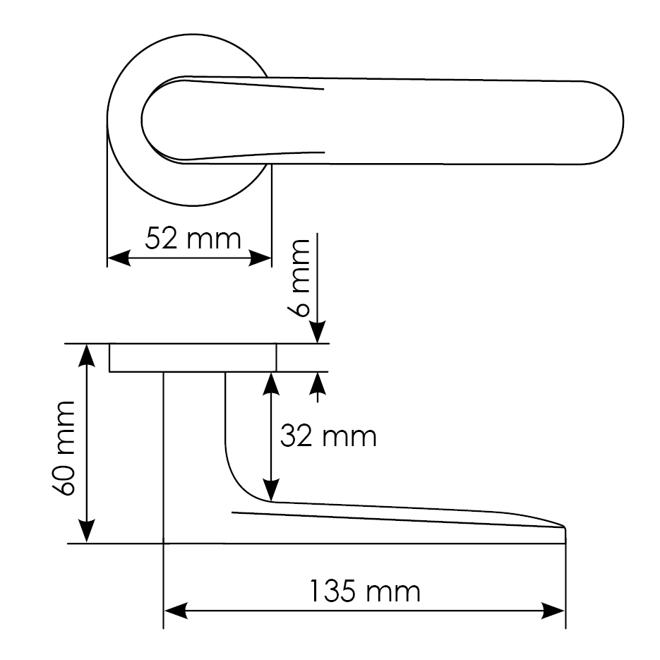 Комплект дверных ручек MH-59-R6 BL с заверткой MH-WC-R6 BL + магнитный замок M1895 BL, цвет черный фотомореллиТула