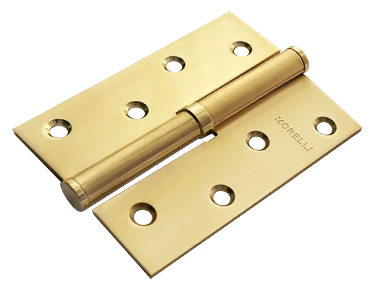 Петля разъемная карточная MSND 100X70X2.5 SG R с подшипником стальная правая, врезная, цвет матовое золото фото купить Тула