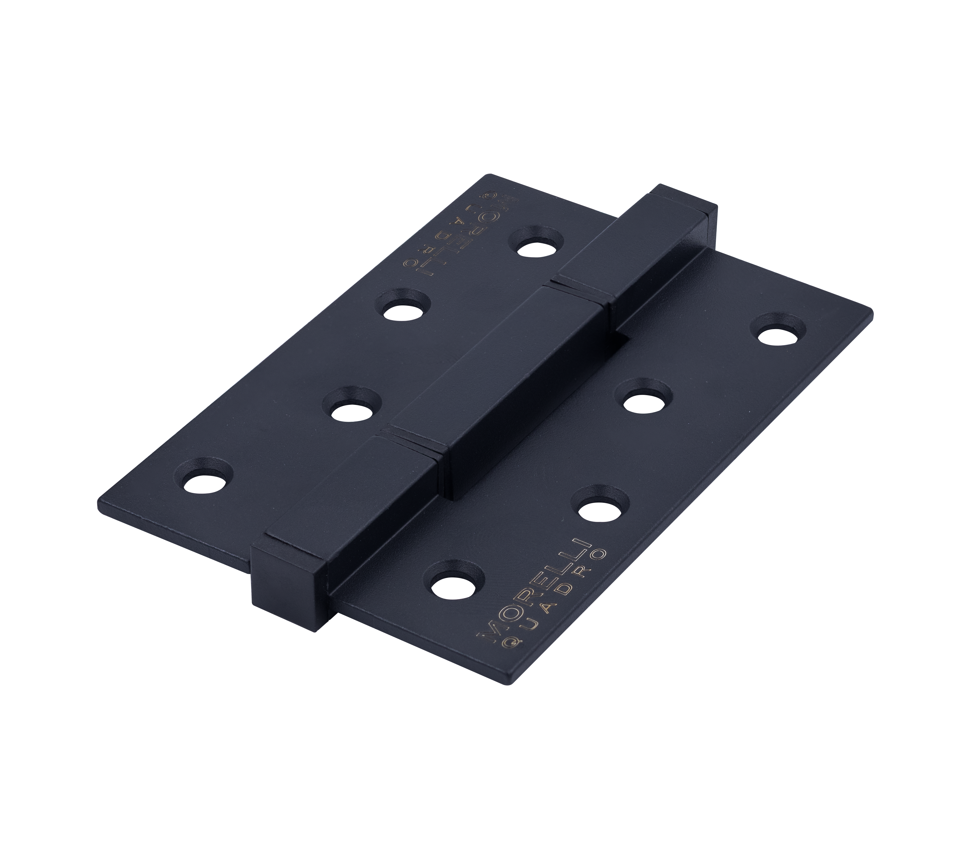 Петля алюминиевая QUADRO-2 BL без врезки на квадратной оси, цвет черный фото купить Тула