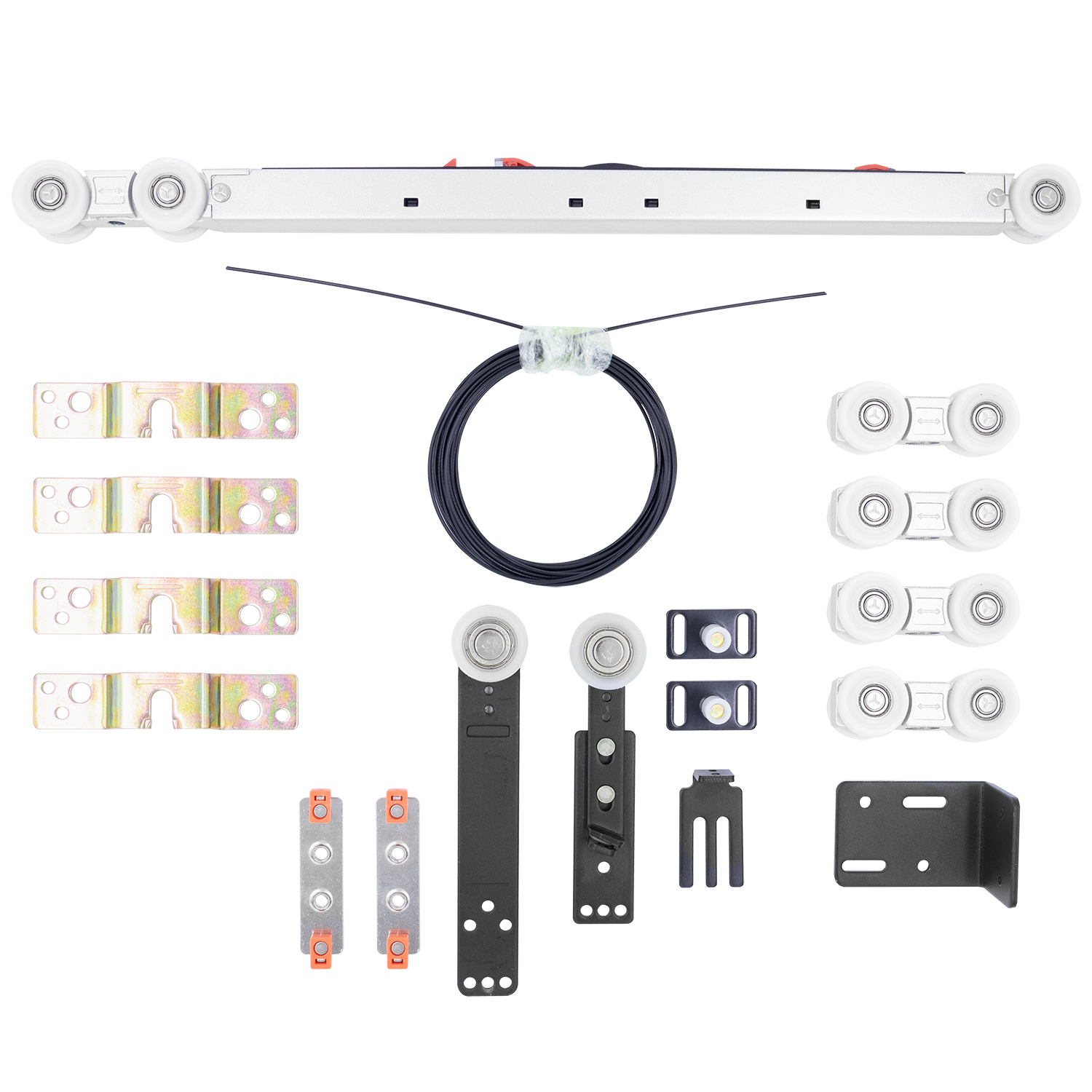 SET-TS 2+1, комплект системы TS для раздвижных дверей на 3 полотна (2 подвижных и 1 стационарное) фото купить Тула