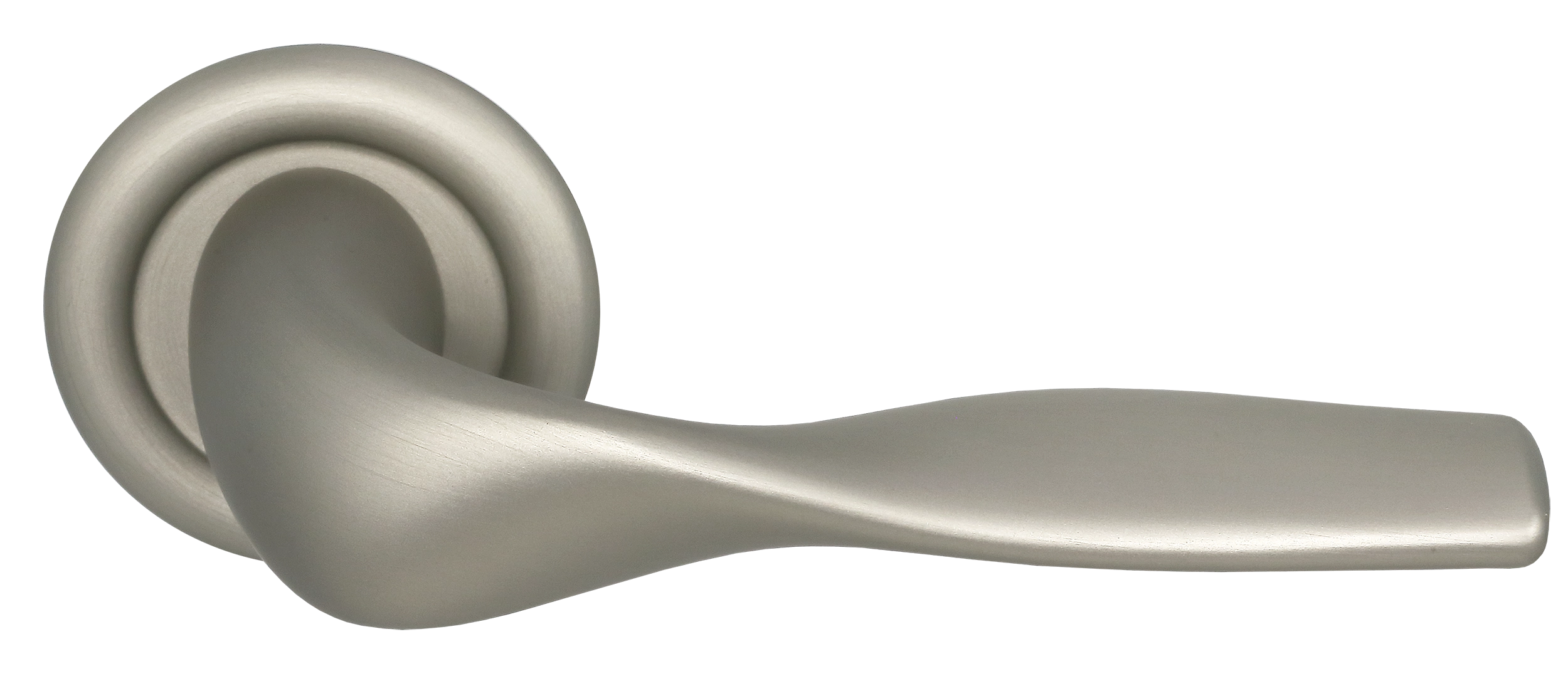 Ручка дверная LVB R7 SMI на круглой розетке, цвет Весенняя дымка/Spring Mist фото купить Тула