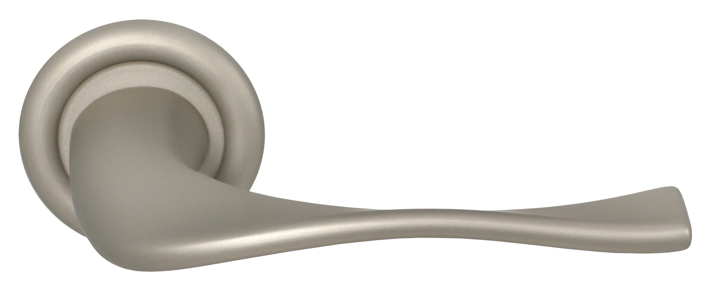 Ручка дверная SKYSCRAPER R7 SMI на круглой розетке, цвет Весенняя дымка/Spring Mist фото купить Тула